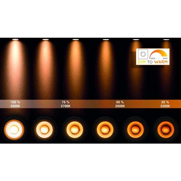 Lucide TURNON - Plafondspot - LED Dim to warm - GU10 - 3x5W 2200K/3000K - Zwart Lucide