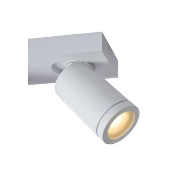 Lucide TAYLOR - Plafondspot Badkamer - LED Dim to warm - GU10 - 3x5W 2200K/3000K - IP44 - Wit Lucide