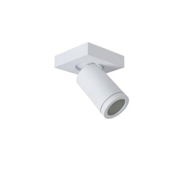 Lucide TAYLOR - Plafondspot Badkamer - LED Dim to warm - GU10 - 1x5W 2200K/3000K - IP44 - Wit Lucide