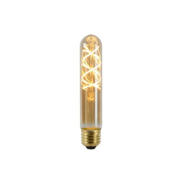 Lucide T32 - Filament lamp - Ø 3,2 cm - LED Dimb. - E27 - 1x5W 2200K - Amber Lucide