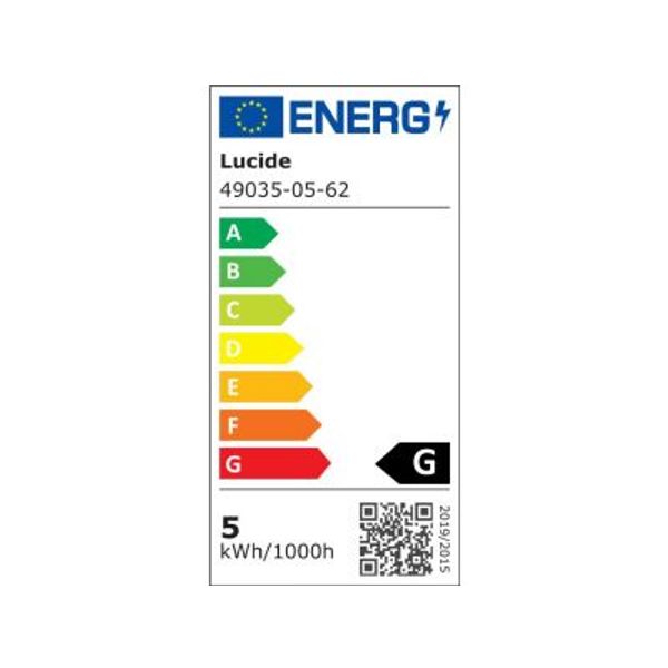 Lucide T32 - Filament lamp - Ø 3,2 cm - LED Dimb. - E27 - 1x5W 2200K - Amber Lucide