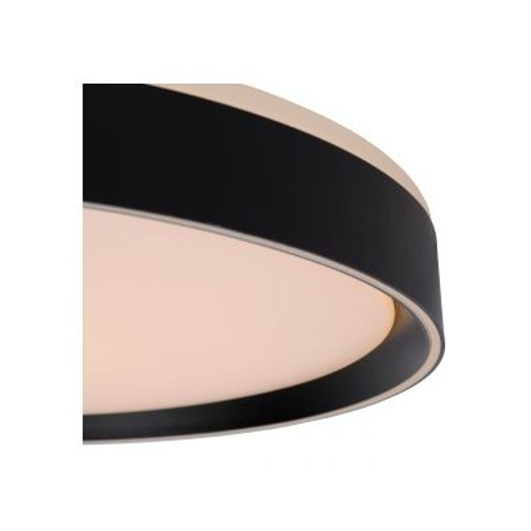 Lucide NURIA - Plafonnière - Ø 50 cm - LED Dimb. - 1x36W 2700K - 3 StepDim - Zwart Lucide