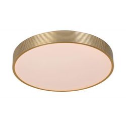 Lucide MALIN - Plafonnière - Ø 39 cm - LED Dimb. - 1x24W 2700K - 3 StepDim - Mat Goud / Messing Lucide