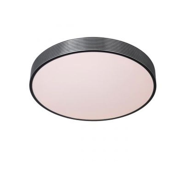 Lucide MALIN - Plafonnière - Ø 39 cm - LED Dimb. - 1x24W 2700K - 3 StepDim - Zwart Lucide