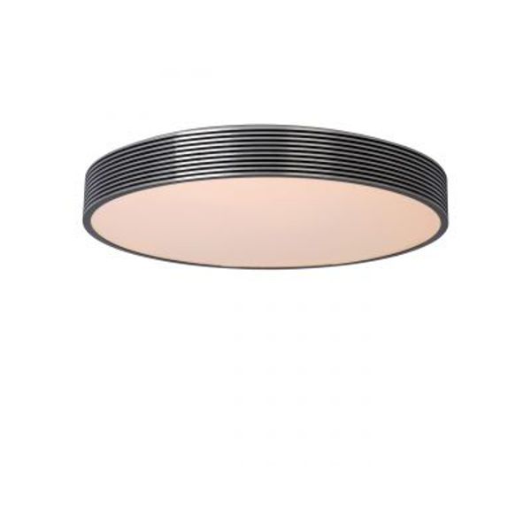 Lucide MALIN - Plafonnière - Ø 39 cm - LED Dimb. - 1x24W 2700K - 3 StepDim - Zwart Lucide