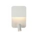 Lucide BOXER - Wandlamp - LED - 1x10W 3000K - Met USB oplaadpunt - Wit Lucide