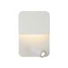 Lucide BOXER - Wandlamp - LED - 1x10W 3000K - Met USB oplaadpunt - Wit Lucide