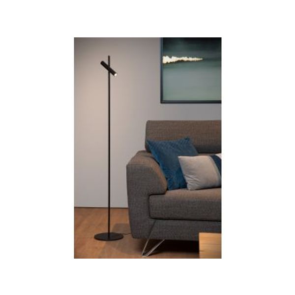 Lucide PHILON - Leeslamp - Ø 23 cm - LED Dimb. - 1x6W 3000K - Zwart Lucide