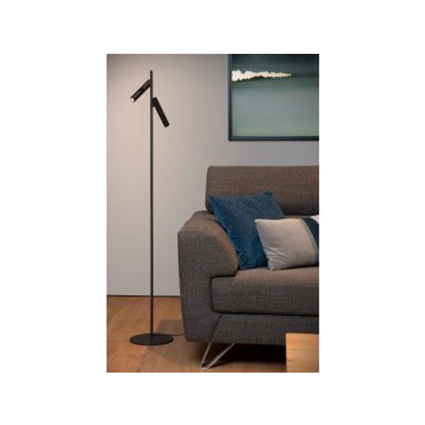 Lucide PHILON - Leeslamp - Ø 23 cm - LED Dimb. - 2x4,5W 3000K - Zwart Lucide