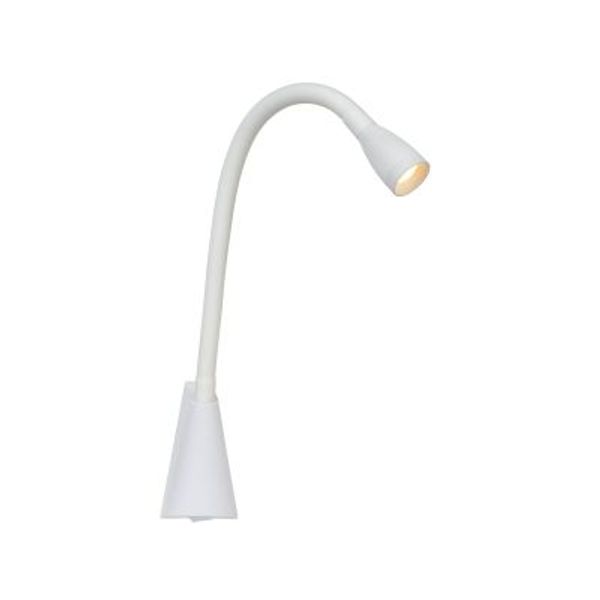 Lucide GALEN-LED - Bedlamp - LED - 1x3W 3000K - Wit Lucide