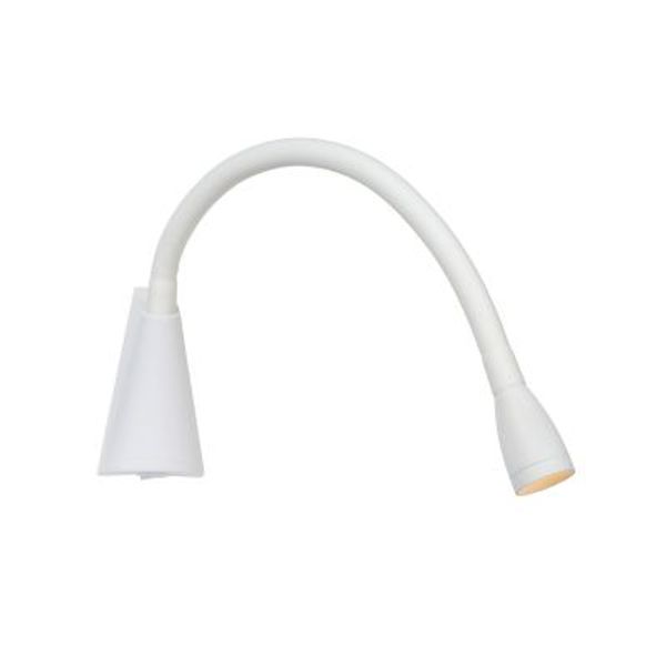 Lucide GALEN-LED - Bedlamp - LED - 1x3W 3000K - Wit Lucide