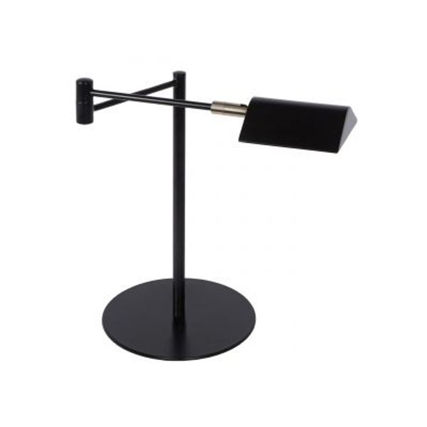 Lucide NUVOLA - Bureaulamp - Ø 20 cm - LED Dimb. - 1x9W 3000K - Zwart Lucide