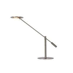 Lucide ANSELMO - Bureaulamp - Ø 25 cm - LED Dimb. - 1x9W 3000K - Mat chroom Lucide