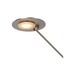 Lucide ANSELMO - Bureaulamp - Ø 25 cm - LED Dimb. - 1x9W 3000K - Mat chroom Lucide