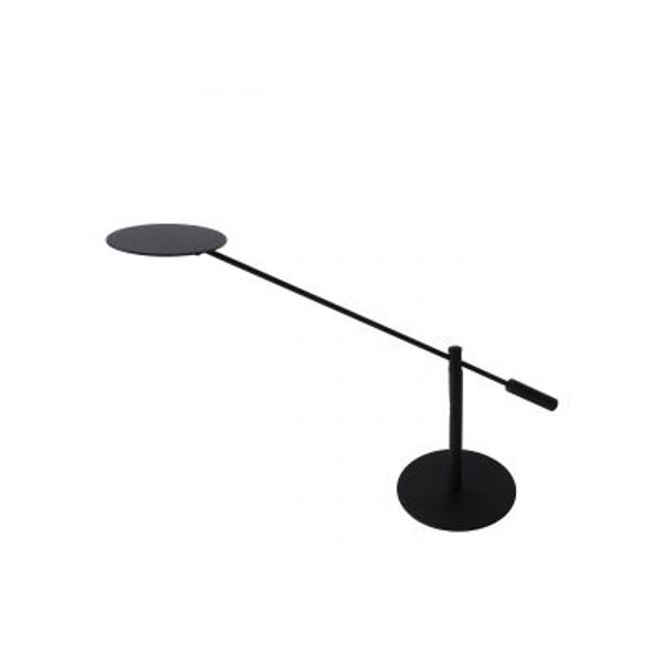 Lucide ANSELMO - Bureaulamp - Ø 25 cm - LED Dimb. - 1x9W 3000K - Zwart Lucide