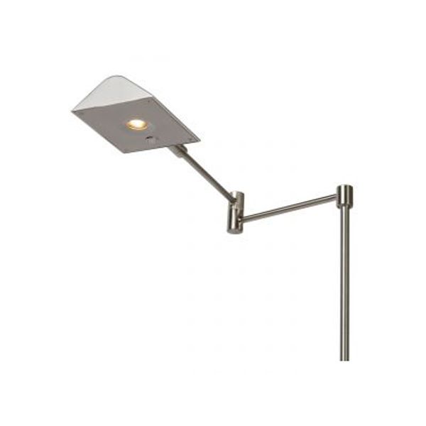 Lucide NUVOLA - Leeslamp - Ø 20 cm - LED Dimb. - 1x9W 3000K - Mat chroom Lucide