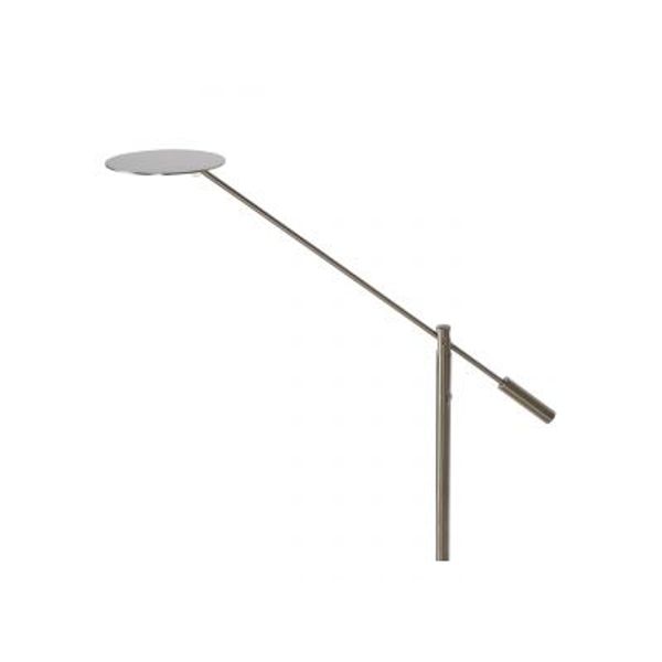 Lucide ANSELMO - Leeslamp - Ø 25 cm - LED Dimb. - 1x9W 3000K - Mat chroom Lucide