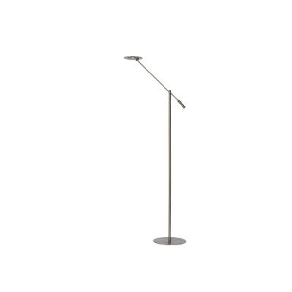 Lucide ANSELMO - Leeslamp - Ø 25 cm - LED Dimb. - 1x9W 3000K - Mat chroom Lucide