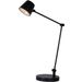 Lucide JORIUS - Bureaulamp - Ø 18 cm - LED Dimb. - 1x8W 3000K - Zwart Lucide