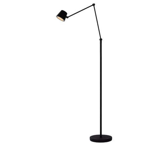 JORIUS - Leeslamp - Ø 23 cm - LED Dimb. - 1x8W 3000K - Zwart Lucide  Lucide