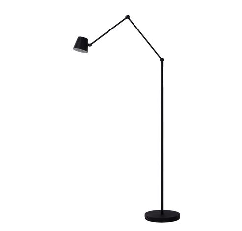 JORIUS - Leeslamp - Ø 23 cm - LED Dimb. - 1x8W 3000K - Zwart Lucide  Lucide