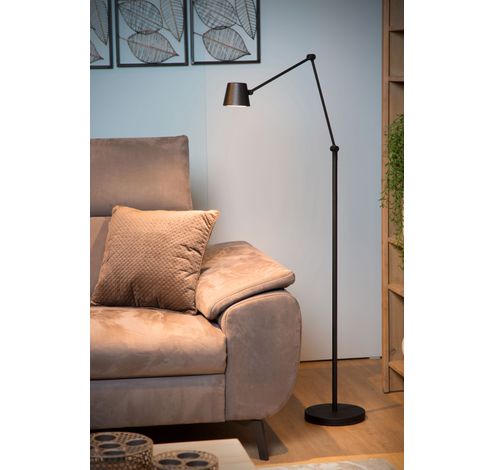 JORIUS - Leeslamp - Ø 23 cm - LED Dimb. - 1x8W 3000K - Zwart Lucide  Lucide