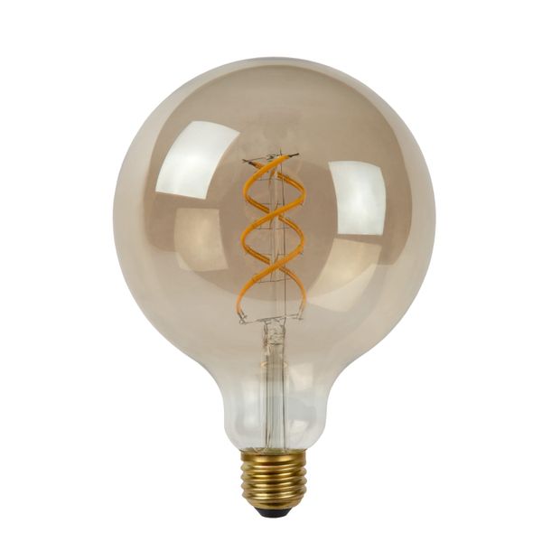 Lucide G125 - Filament lamp - Ø 12,5 cm - LED Dimb. - E27 - 1x5W 2200K - 3 StepDim - Fumé Lucide