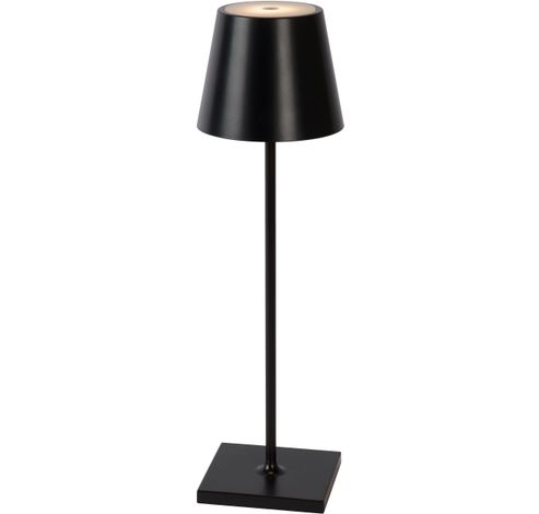 JUSTIN - Tafellamp Buiten - Ø 11 cm - LED Dimb. - 1x2,2W 3000K - IP54 - Zwart Lucide  Lucide