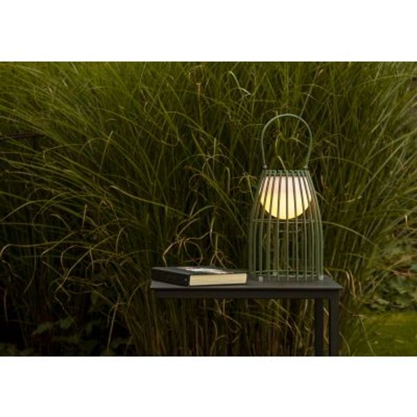 Lucide FJARA - Tafellamp Buiten - Ø 17,5 cm - LED Dimb. - 1x0,3W 3200K - IP44 - Groen Lucide