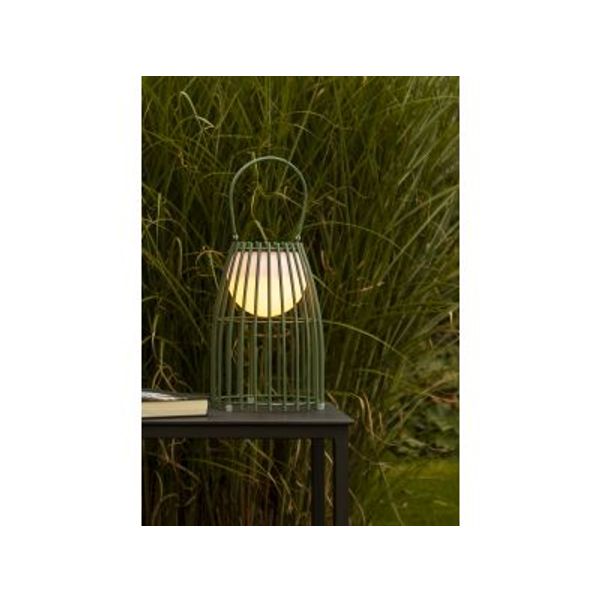 Lucide FJARA - Tafellamp Buiten - Ø 17,5 cm - LED Dimb. - 1x0,3W 3200K - IP44 - Groen Lucide