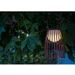 Lucide FJARA - Tafellamp Buiten - Ø 17,5 cm - LED Dimb. - 1x0,3W 3200K - IP44 - Roest bruin Lucide