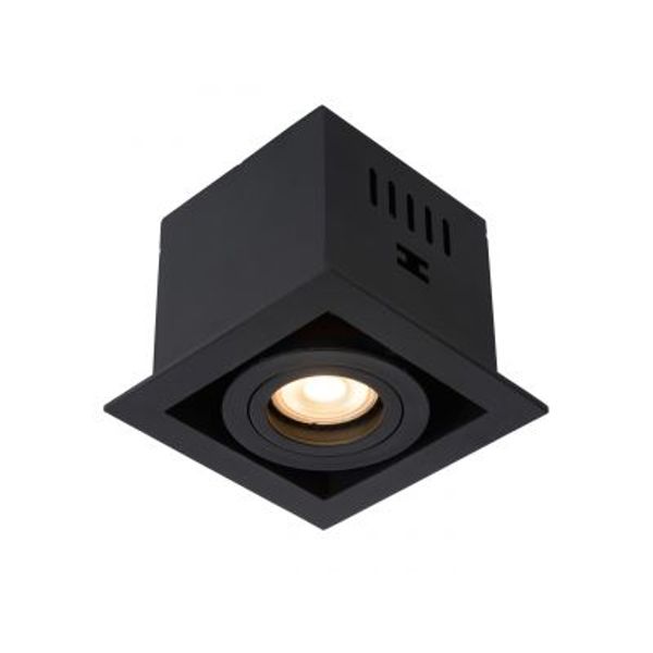 Lucide CHIMNEY - Inbouwspot - 1xGU10 - Zwart Lucide