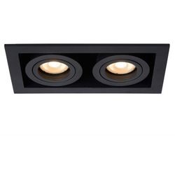 Lucide CHIMNEY - Inbouwspot - 2xGU10 - Zwart Lucide