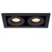 Lucide CHIMNEY - Inbouwspot - 2xGU10 - Zwart Lucide