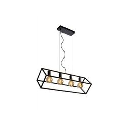 Lucide FABIAN - Hanglamp - 4xE27 - Zwart Lucide