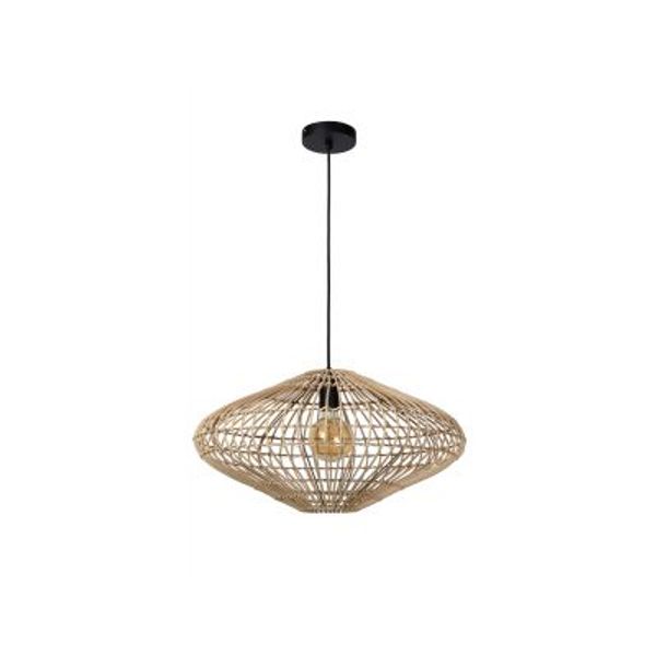 Lucide MAGALI - Hanglamp - Ø 56 cm - 1xE27 - Licht hout Lucide