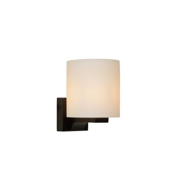 Lucide JENNO - Wandlamp Badkamer - 1xG9 - IP44 - Zwart Lucide