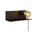 Lucide SEBO - Bedlamp - 1xE27 - Zwart Lucide