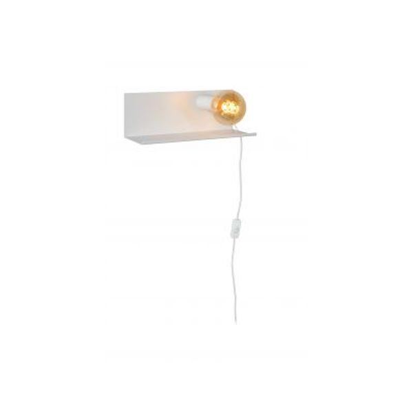 Lucide SEBO - Bedlamp - 1xE27 - Wit Lucide