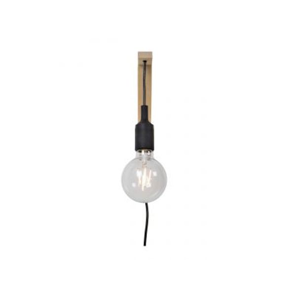 Lucide FIX WALL - Wandlamp - 1xE27 - Zwart Lucide