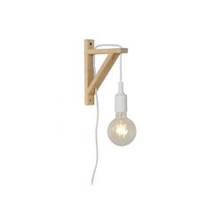 Lucide FIX WALL - Wandlamp - 1xE27 - Wit Lucide