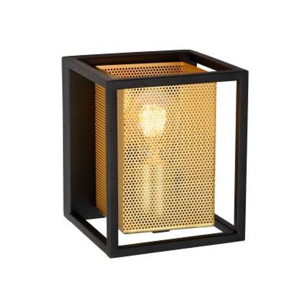 Lucide SANSA - Wandlamp - 1xE27 - Zwart Lucide