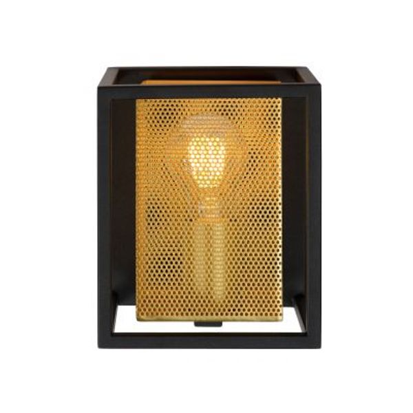 Lucide SANSA - Wandlamp - 1xE27 - Zwart Lucide