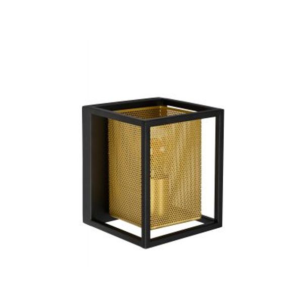 Lucide SANSA - Wandlamp - 1xE27 - Zwart Lucide