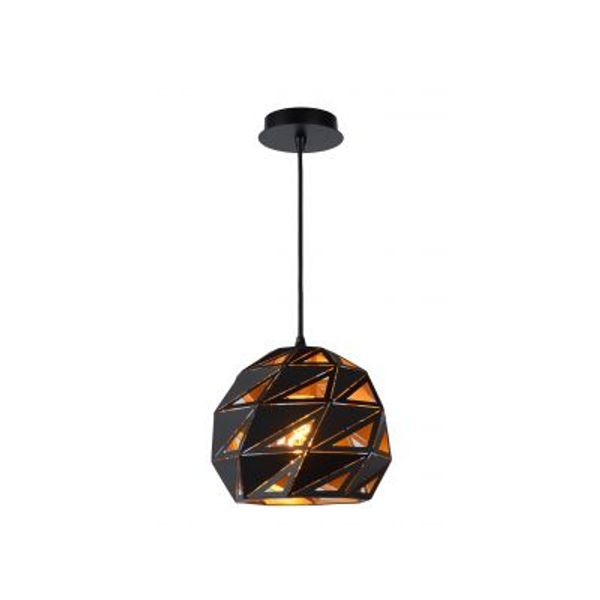 Lucide MALUNGA - Hanglamp - Ø 25 cm - 1xE27 - Zwart Lucide