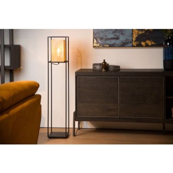 Lucide SANSA - Vloerlamp - 1xE27 - Zwart Lucide