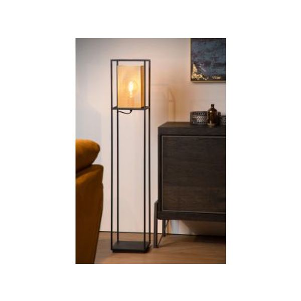 Lucide SANSA - Vloerlamp - 1xE27 - Zwart Lucide