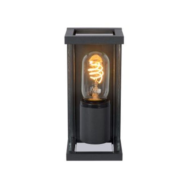 Lucide CLAIRE MINI - Wandlamp Buiten - 1xE27 - IP54 - Antraciet Lucide