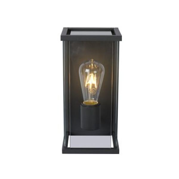 Lucide CLAIRE MINI - Wandlamp Buiten - 1xE27 - IP54 - Antraciet Lucide