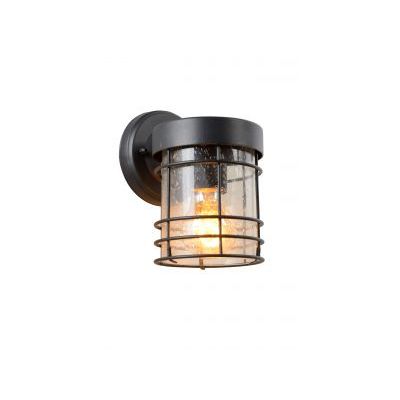 KEPPEL - Wandlamp Buiten - 1xE27 - IP23 - Zwart Lucide  Lucide